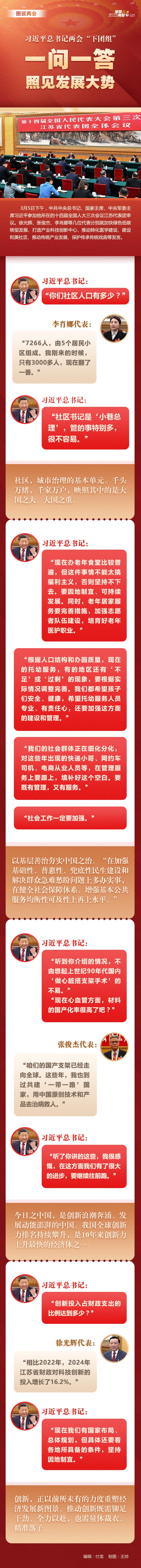 圖說(shuō)兩會(huì)：習(xí)近平總書(shū)記兩會(huì)“下團(tuán)組” 一問(wèn)一答 照見(jiàn)發(fā)展大勢(shì)